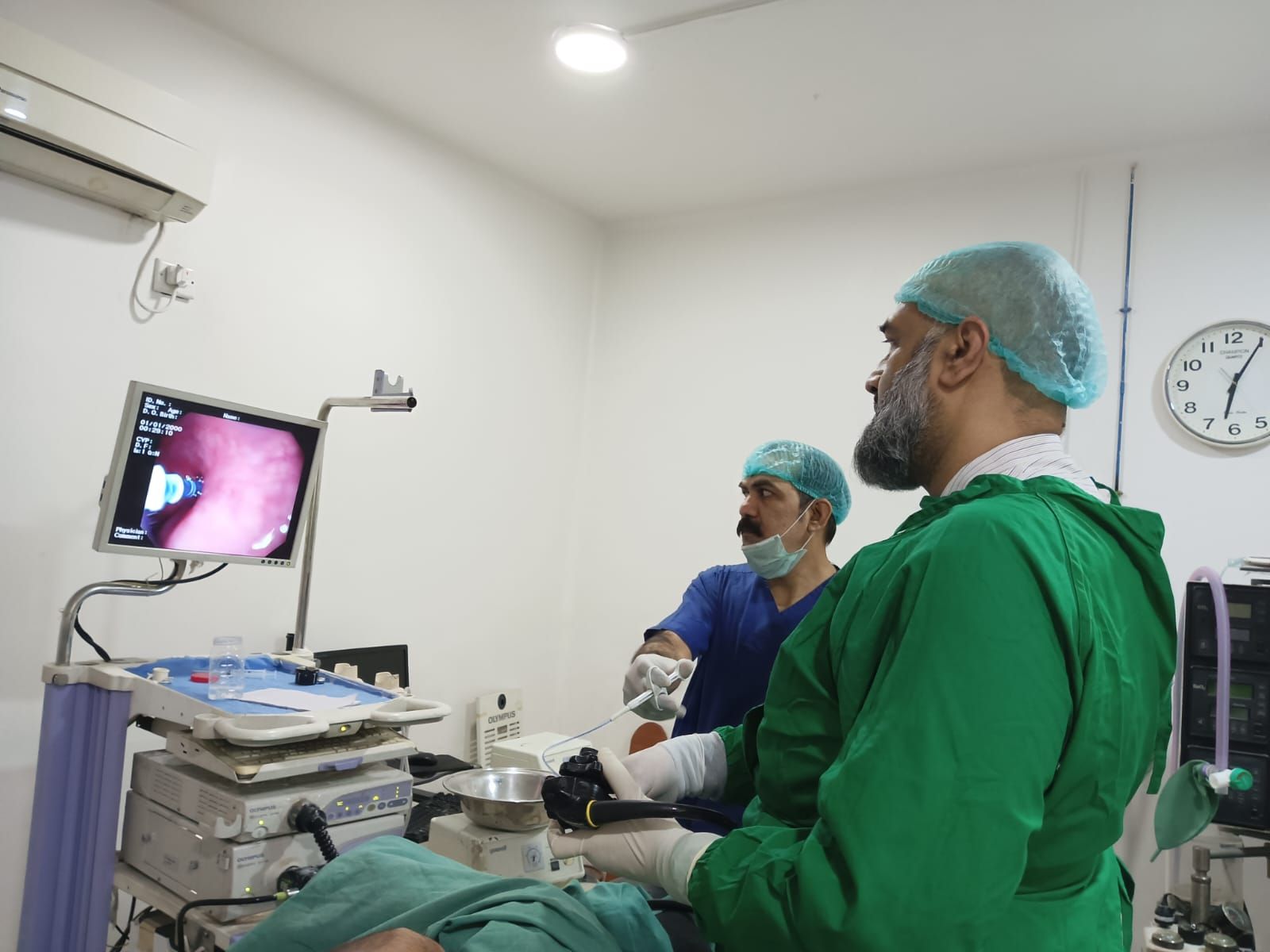 Endoscopy procedure performed by Dr. Muhammad Ali Taj — advanced GI diagnostics